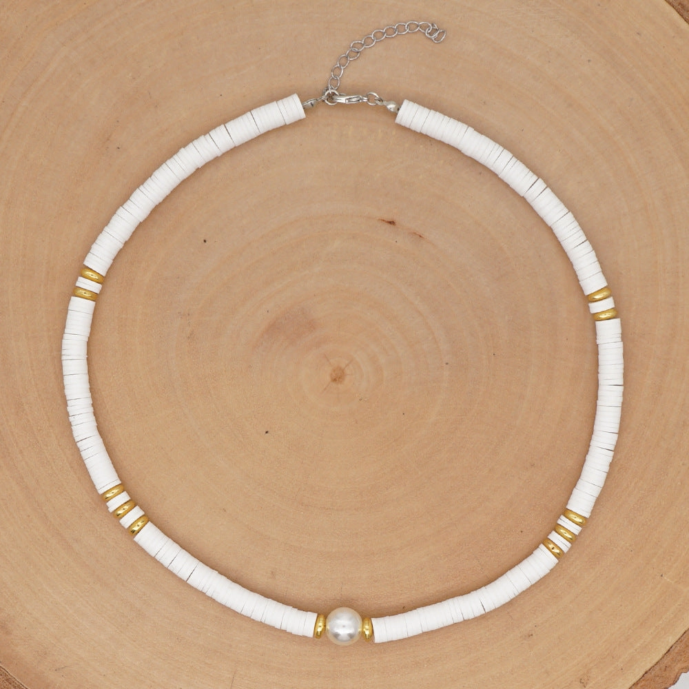 Wholesale Bohemian Polyfoam Pearl Necklace