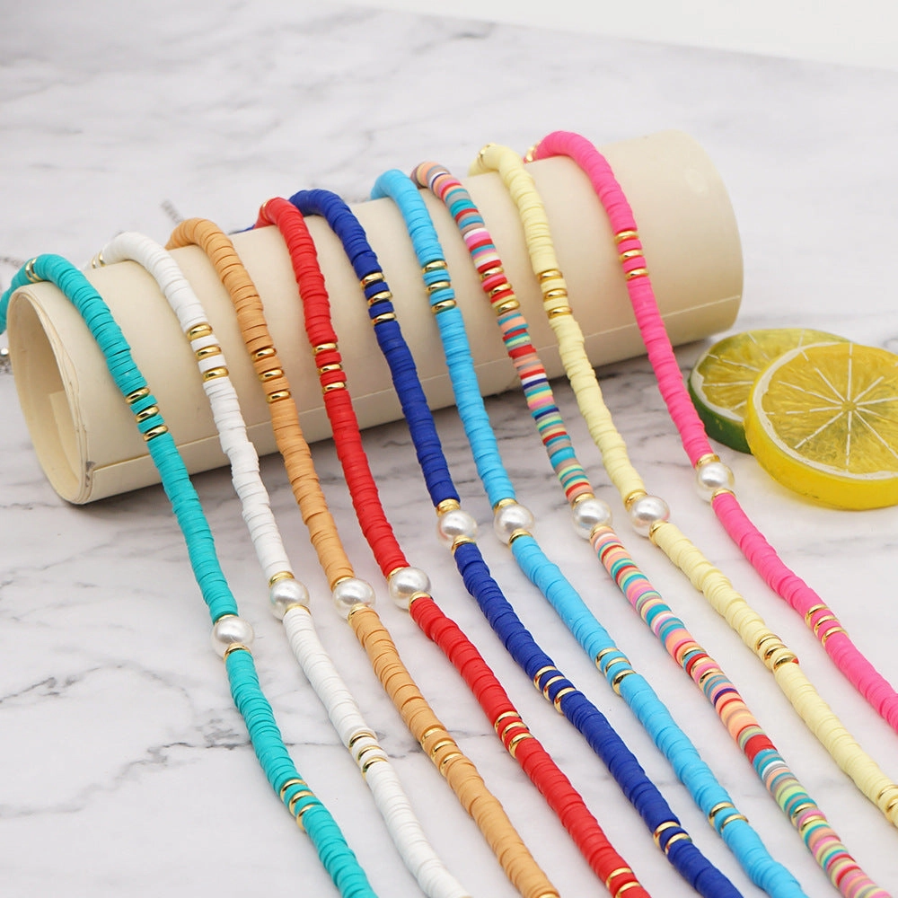 Wholesale Bohemian Polyfoam Pearl Necklace