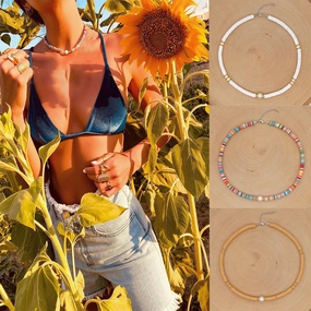 Wholesale Bohemian Polyfoam Pearl Necklace