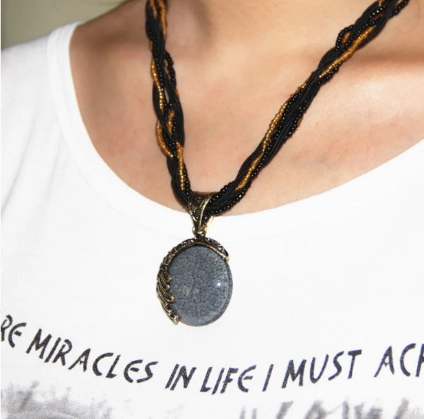 Wholesale Bohemian Retro Ethnic Style Alloy Necklace