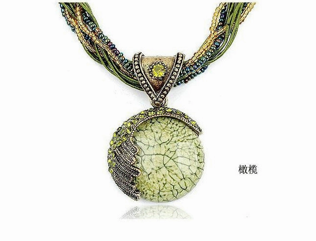 Wholesale Bohemian Retro Ethnic Style Alloy Necklace