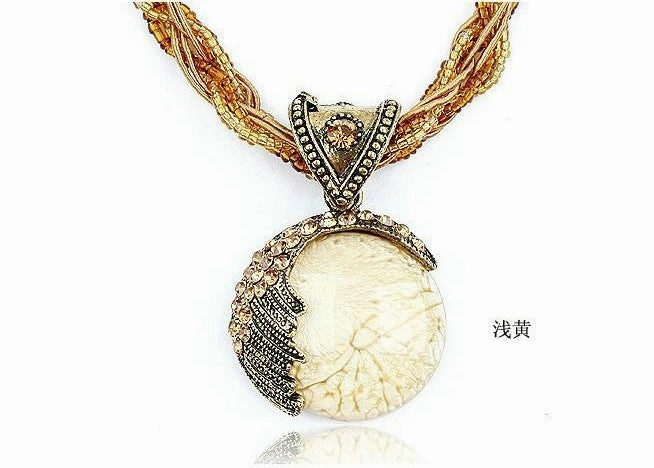 Wholesale Bohemian Retro Ethnic Style Alloy Necklace