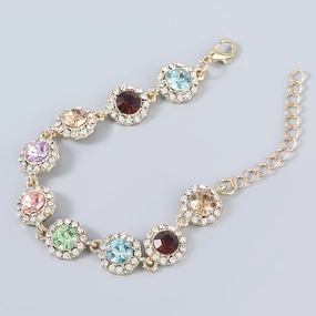 Wholesale Bohemian Rhinestone Alloy Bracelet