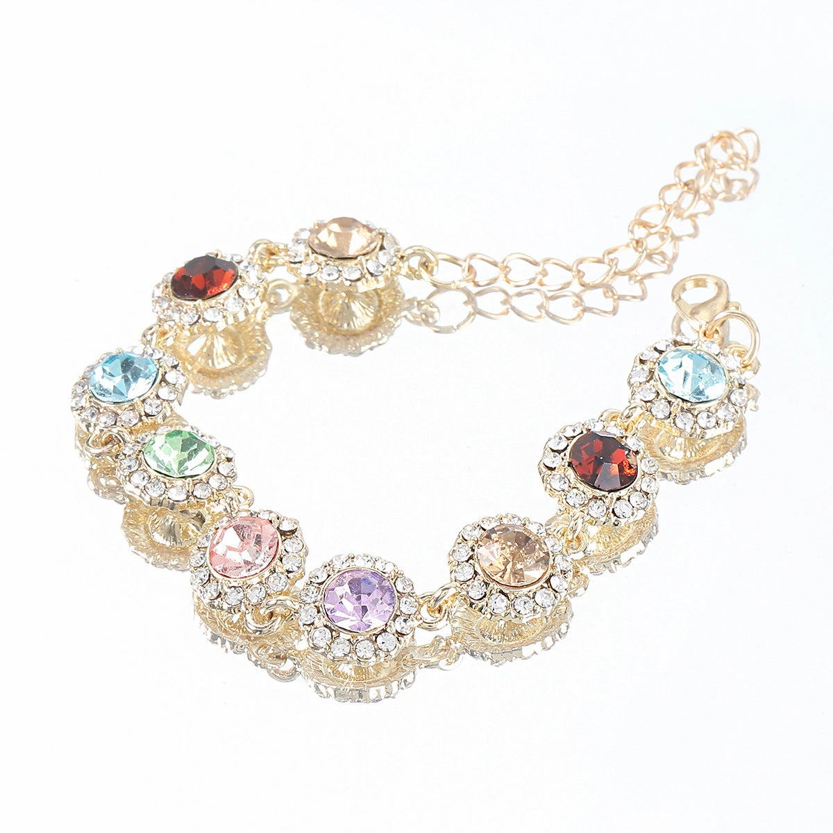 Wholesale Bohemian Rhinestone Alloy Bracelet
