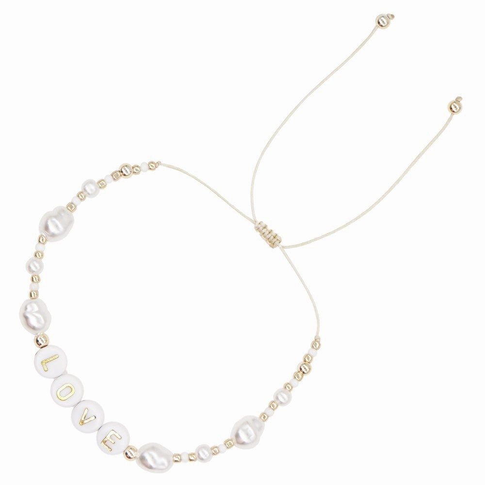 Wholesale Bohemian Seashell Daisy Glass Bracelet