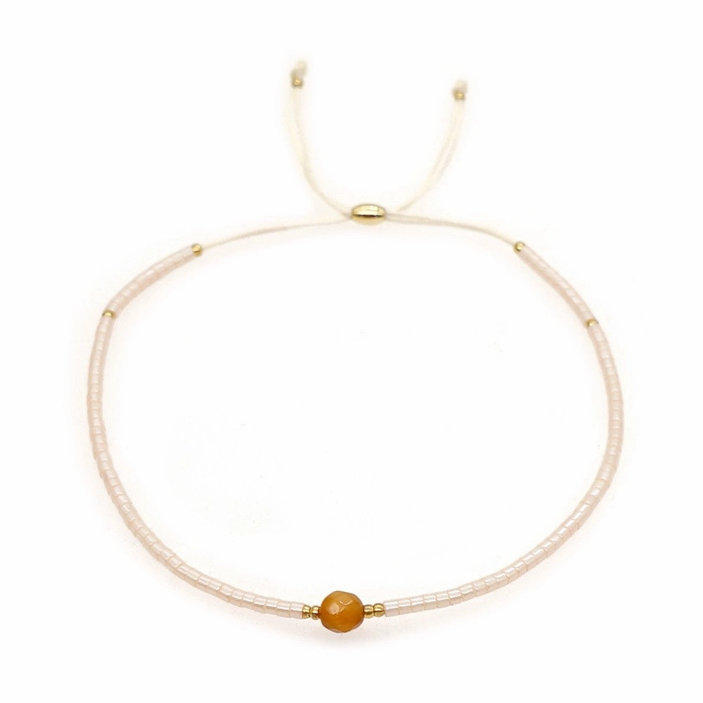 Wholesale Bohemian Semi Precious Stone Stained Glass Bracelet
