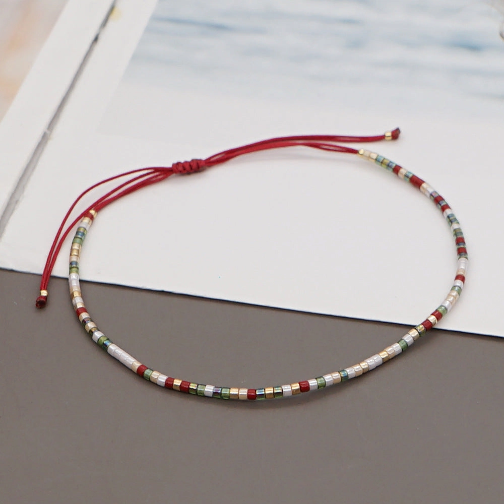 Wholesale Bohemian Semi Precious Stone Stained Glass Bracelet