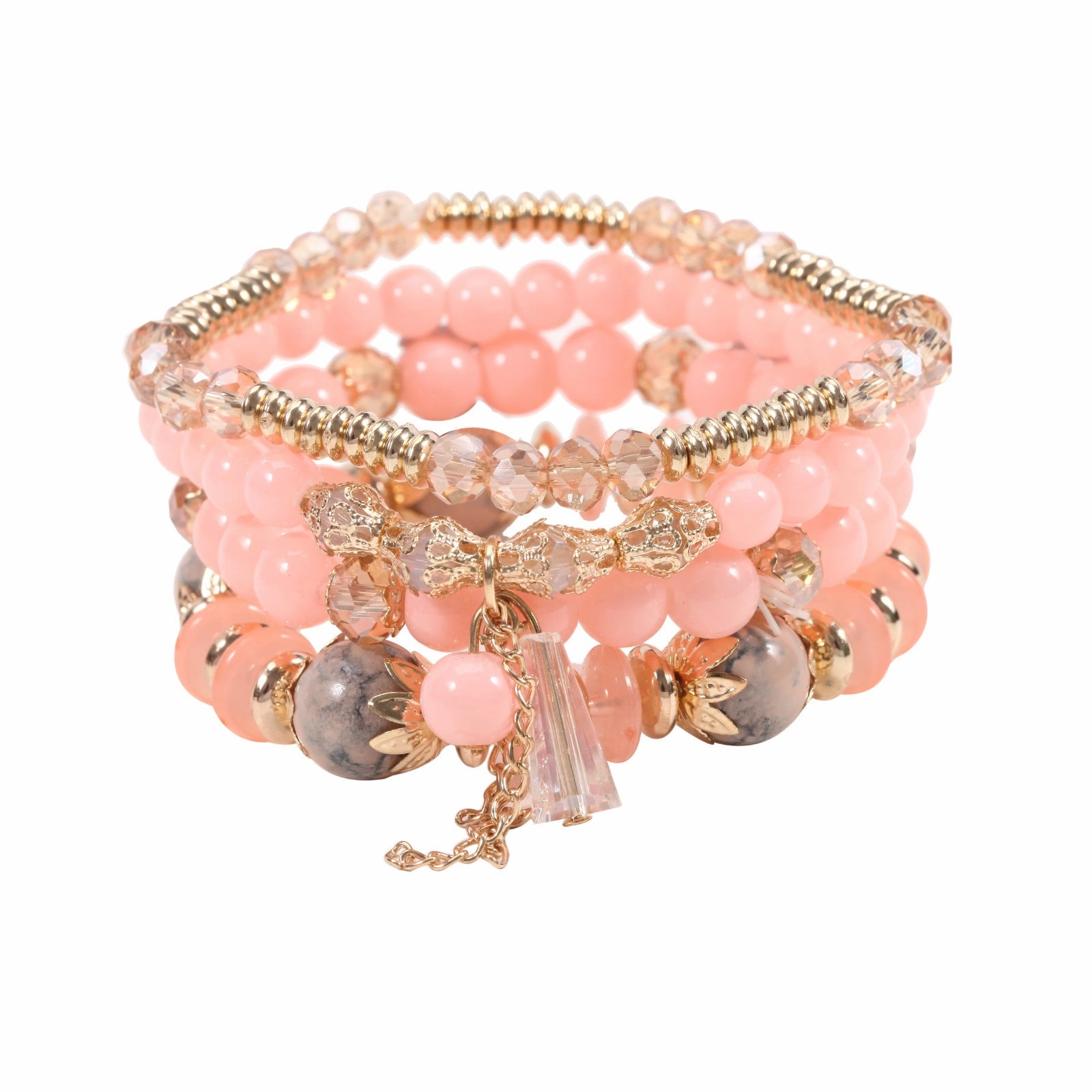 Wholesale Bohemian Stained Glass Bracelets Set of Four