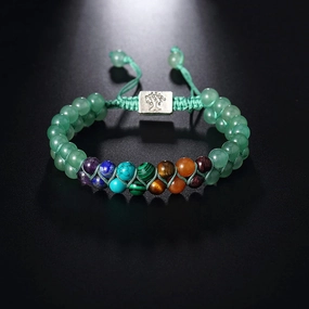 Wholesale Bohemian Tree of Life Agate Beaded Bracelet