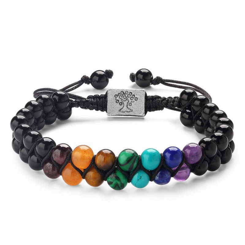 Wholesale Bohemian Tree of Life Agate Beaded Bracelet