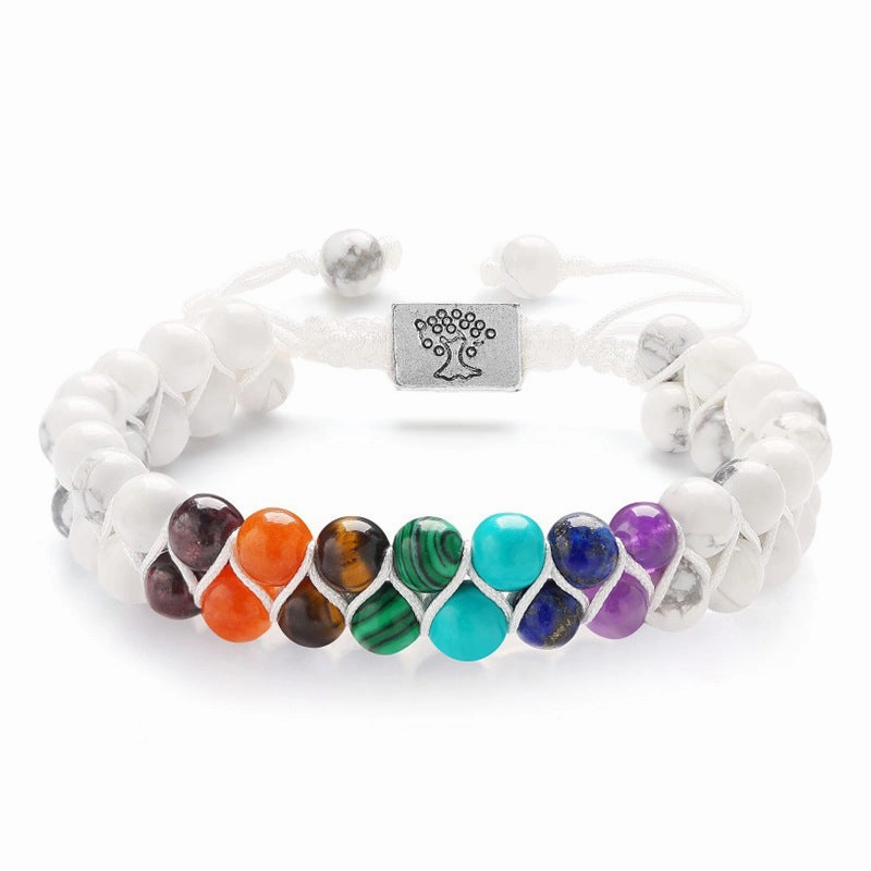 Wholesale Bohemian Tree of Life Agate Beaded Bracelet