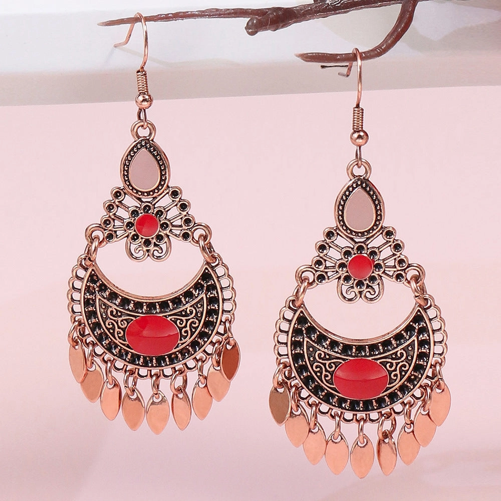 Wholesale Bohemian Vintage Alloy Earrings