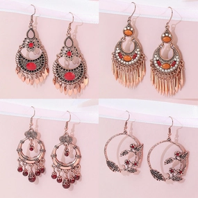 Wholesale Bohemian Vintage Alloy Earrings