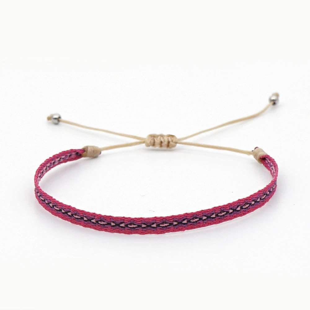 Wholesale Bohemian Vintage Floral Ribbon Bracelet