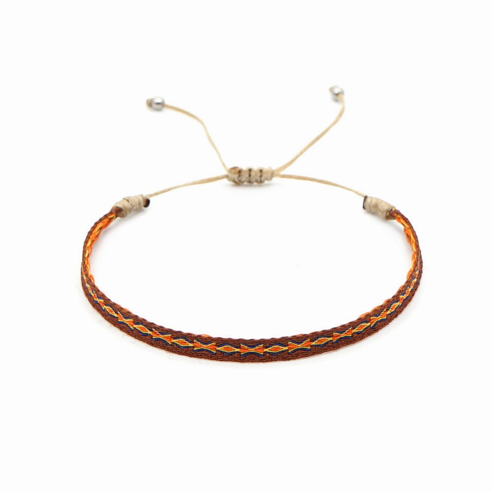 Wholesale Bohemian Vintage Floral Ribbon Bracelet