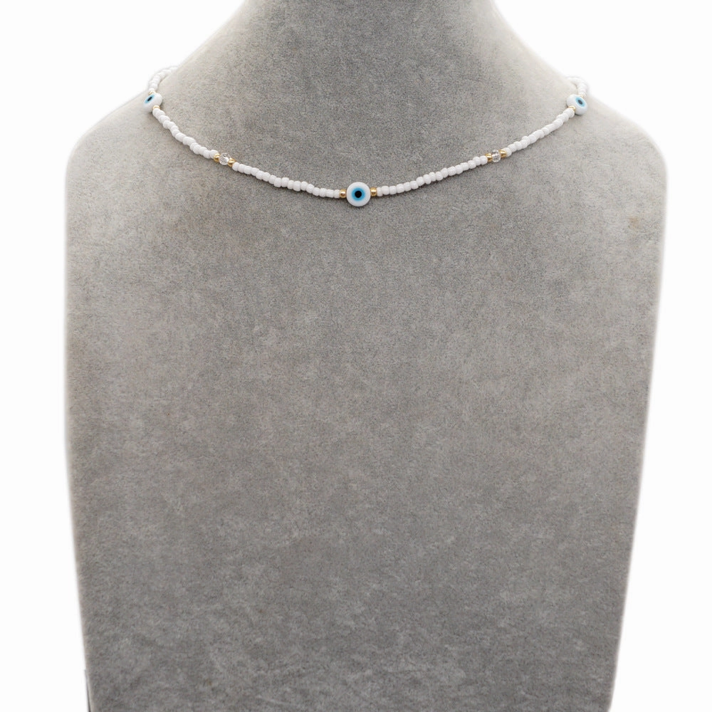 Wholesale Boho Beaded Glass Necklace