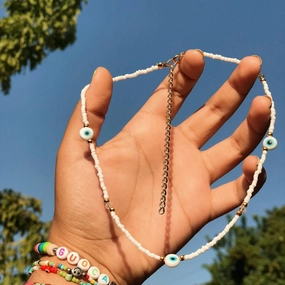 Wholesale Boho Beaded Glass Necklace