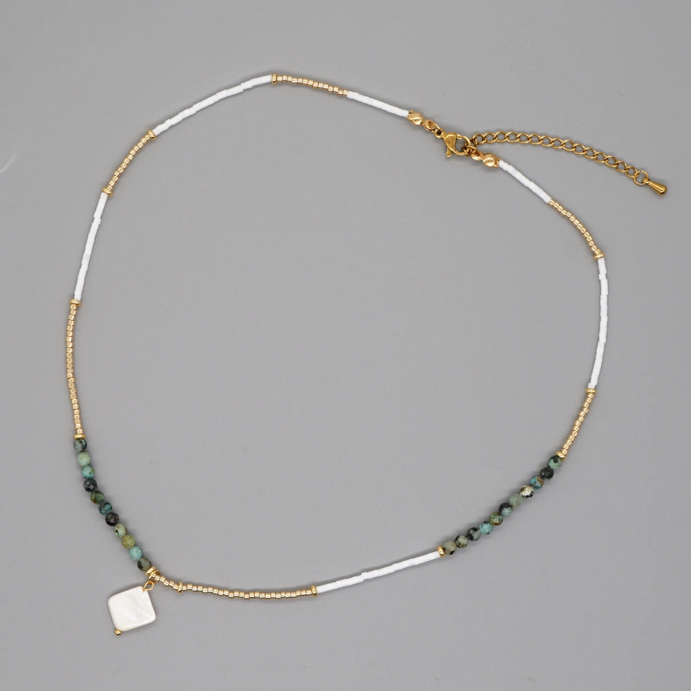 Wholesale Boho Beaded Pearl Shell Necklaces