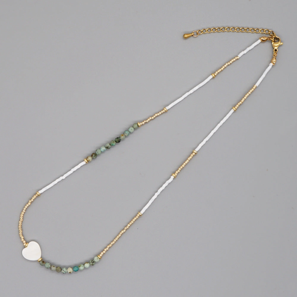 Wholesale Boho Beaded Pearl Shell Necklaces