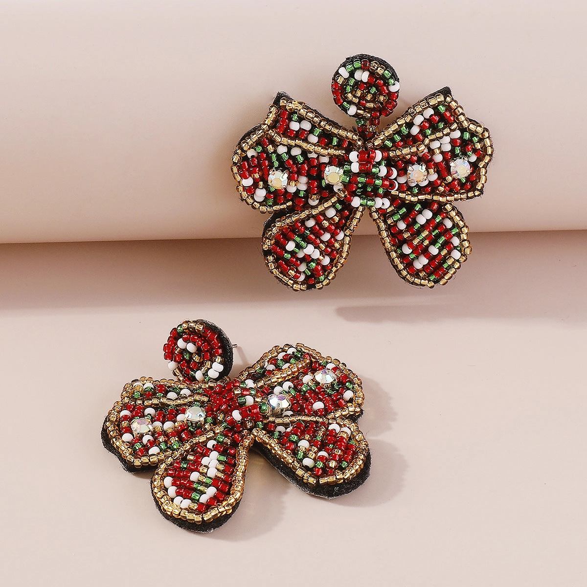 Wholesale Boho Christmas Beaded Earrings
