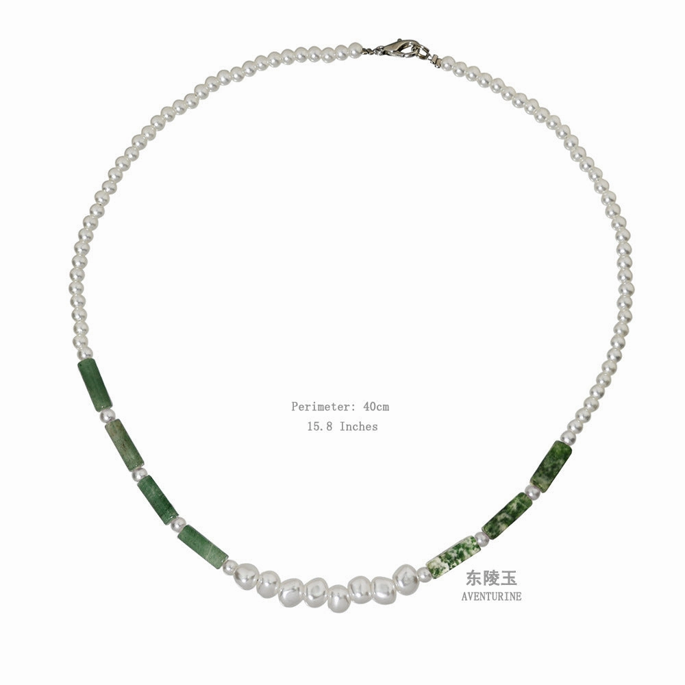 Wholesale Boho Pearl Necklace Clavicle Chain
