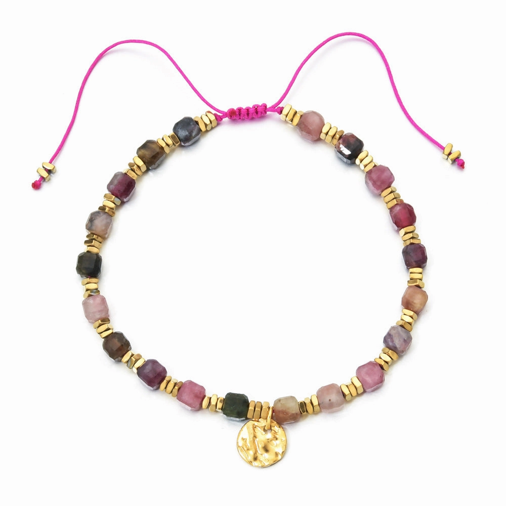 Wholesale Boho Style 4M Natural Stone Crystal Bracelet