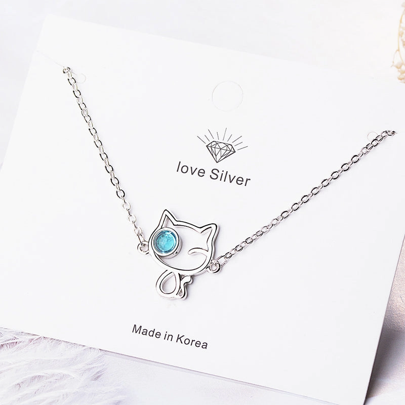 Wholesale Bracelet Crystal Kitten Bracelet Niche Design OLY-BT-XZS001