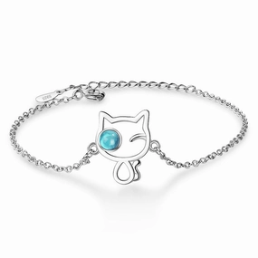 Wholesale Bracelet Crystal Kitten Bracelet Niche Design OLY-BT-XZS001