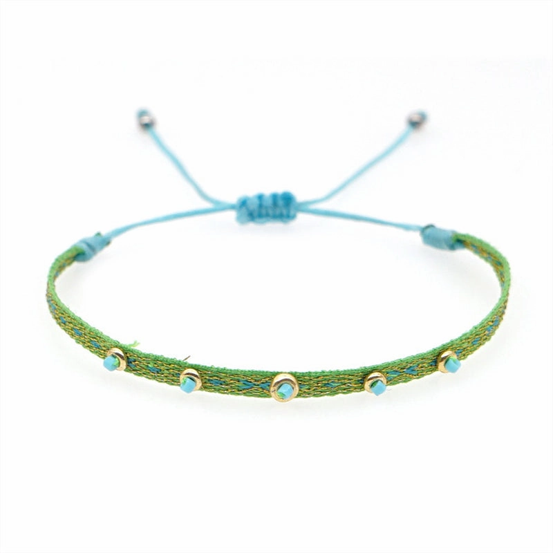 Wholesale Bracelet Glass Spanish Vintage Ethnic Bohemian Art OLY-BT-GBH005