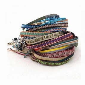 Wholesale Bracelet Glass Spanish Vintage Ethnic Bohemian Art OLY-BT-GBH005
