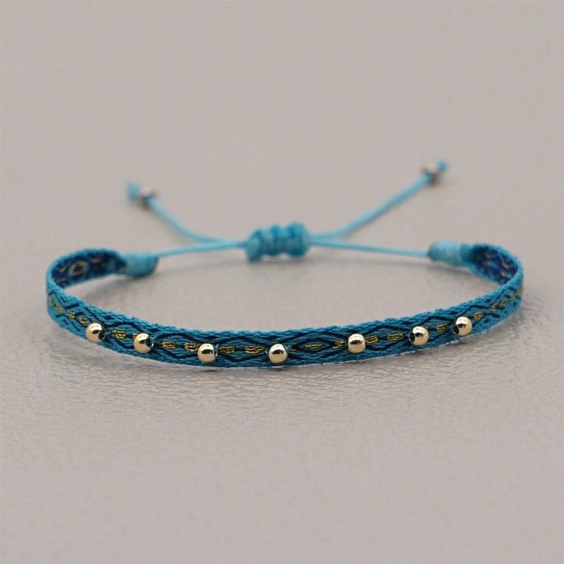 Wholesale Bracelet Glass Spanish Vintage Ethnic Bohemian Art OLY-BT-GBH005
