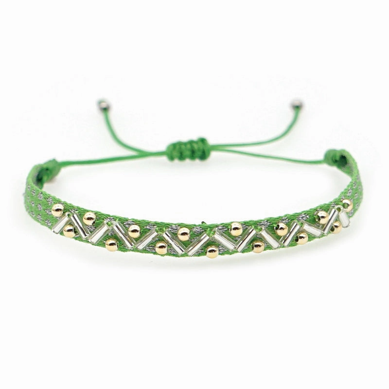Wholesale Bracelet Glass Spanish Vintage Ethnic Bohemian Art OLY-BT-GBH005