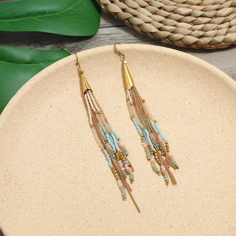 Wholesale Braided Vintage Alloy Earrings