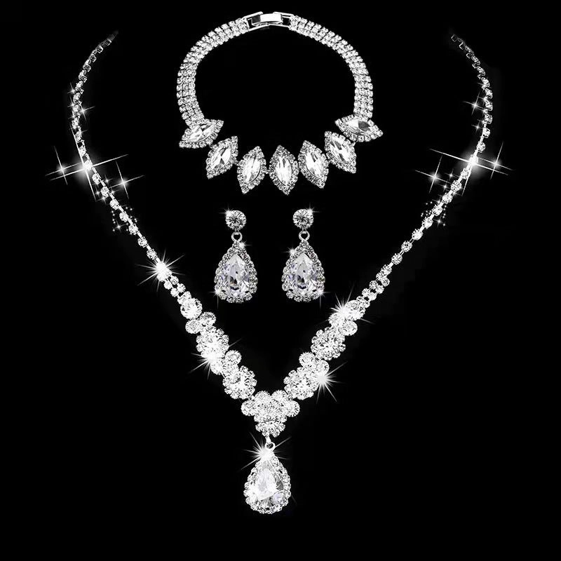 Wholesale Bridal Jewelry Rhinestone Earrings