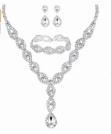 Wholesale Bridal Jewelry Rhinestone Earrings