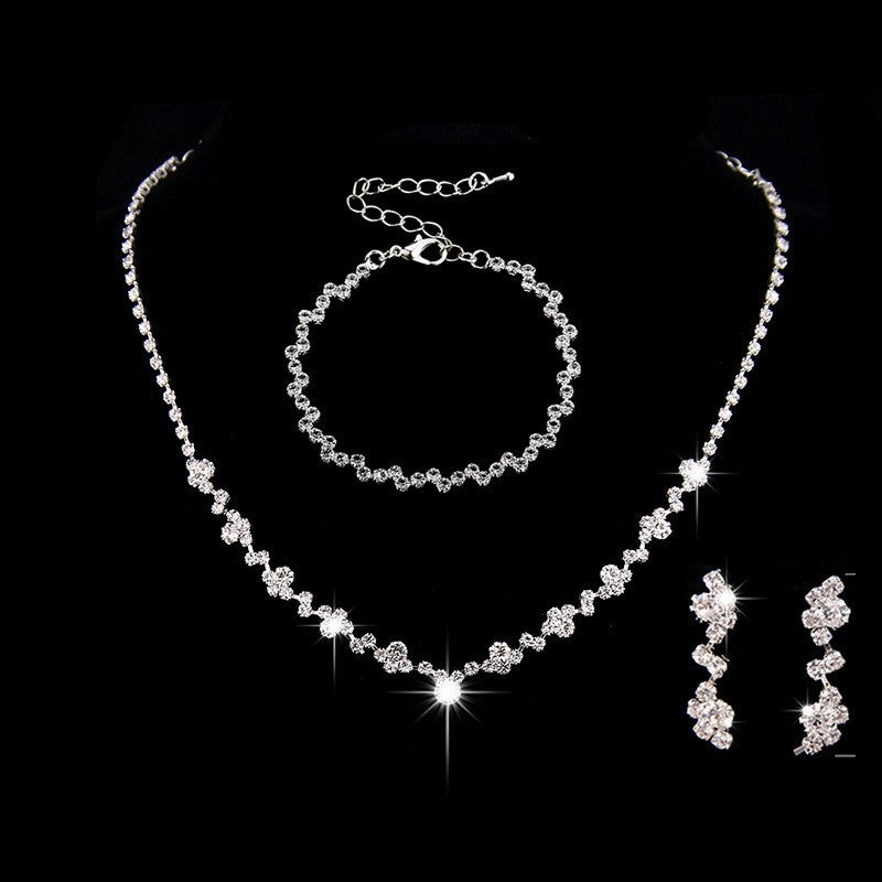 Wholesale Bridal Jewelry Rhinestone Earrings