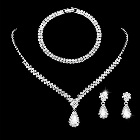 Wholesale Bridal Jewelry Rhinestone Earrings