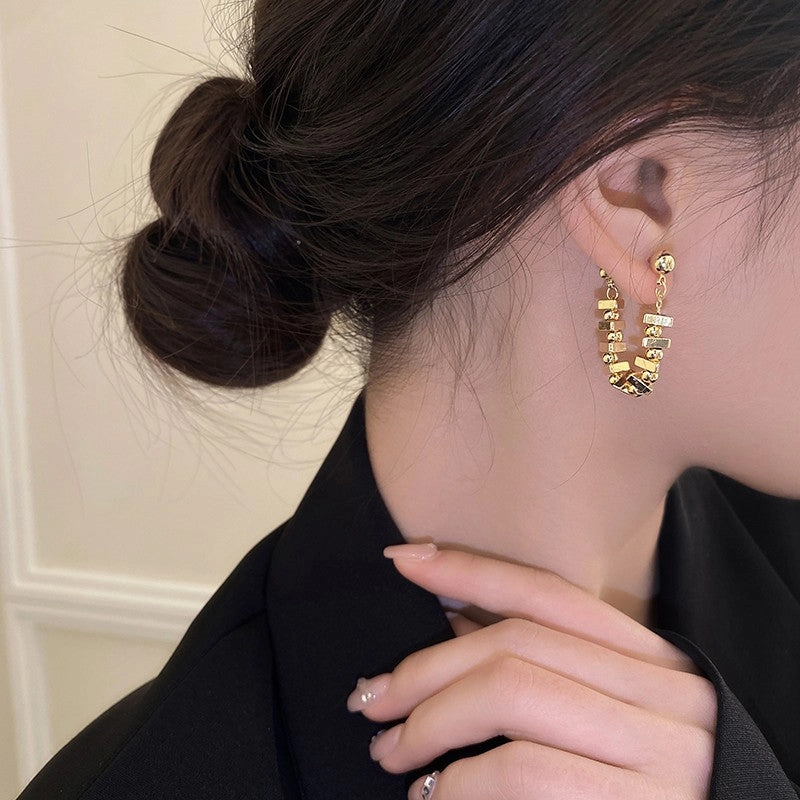 Wholesale Broken Gold French Copper Earrings