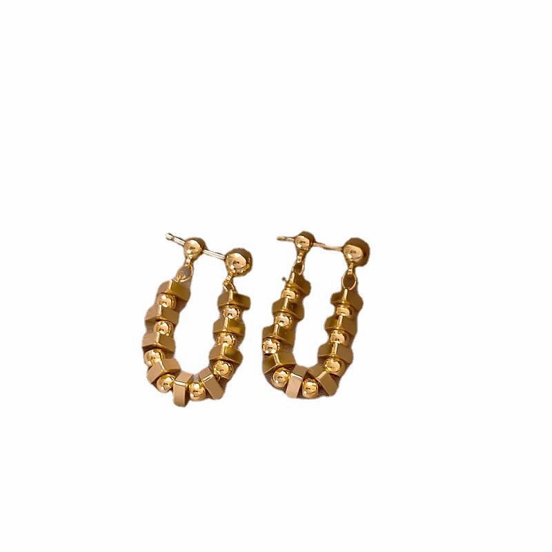 Wholesale Broken Gold French Copper Earrings