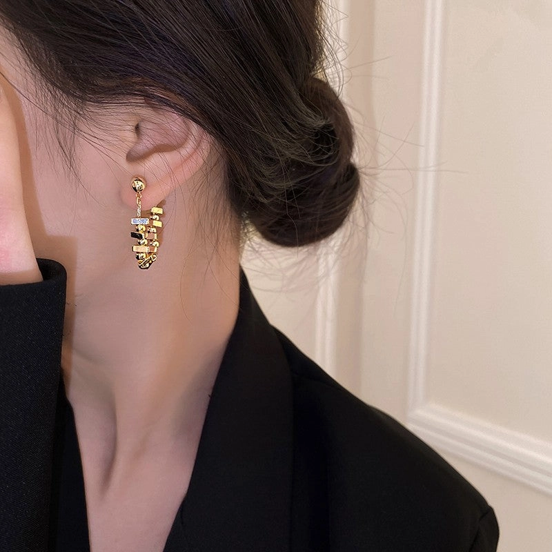Wholesale Broken Gold French Copper Earrings