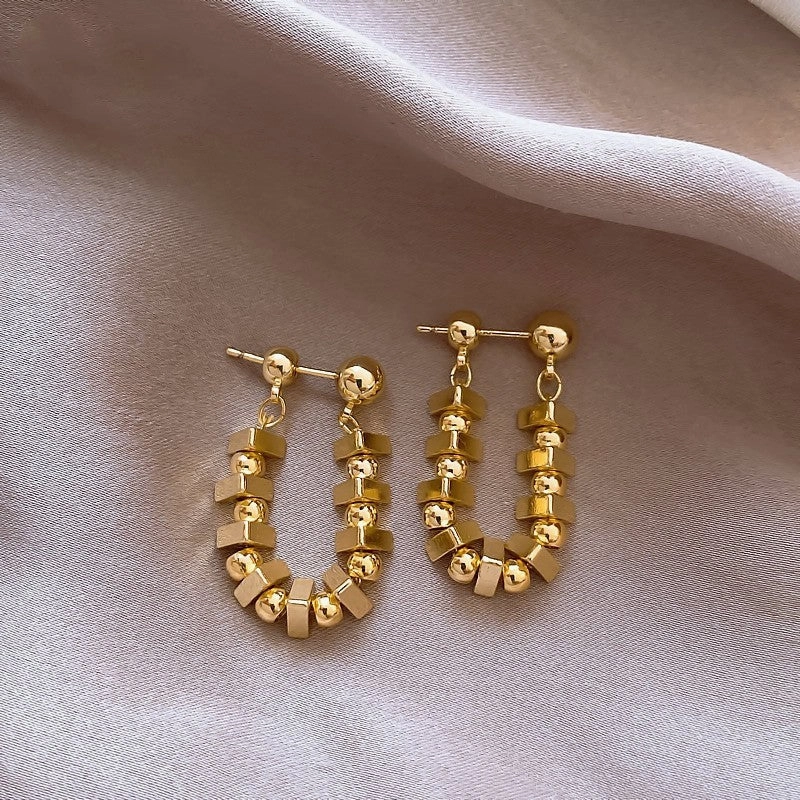 Wholesale Broken Gold French Copper Earrings