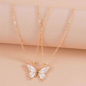 Wholesale Butterfly Alloy Necklaces