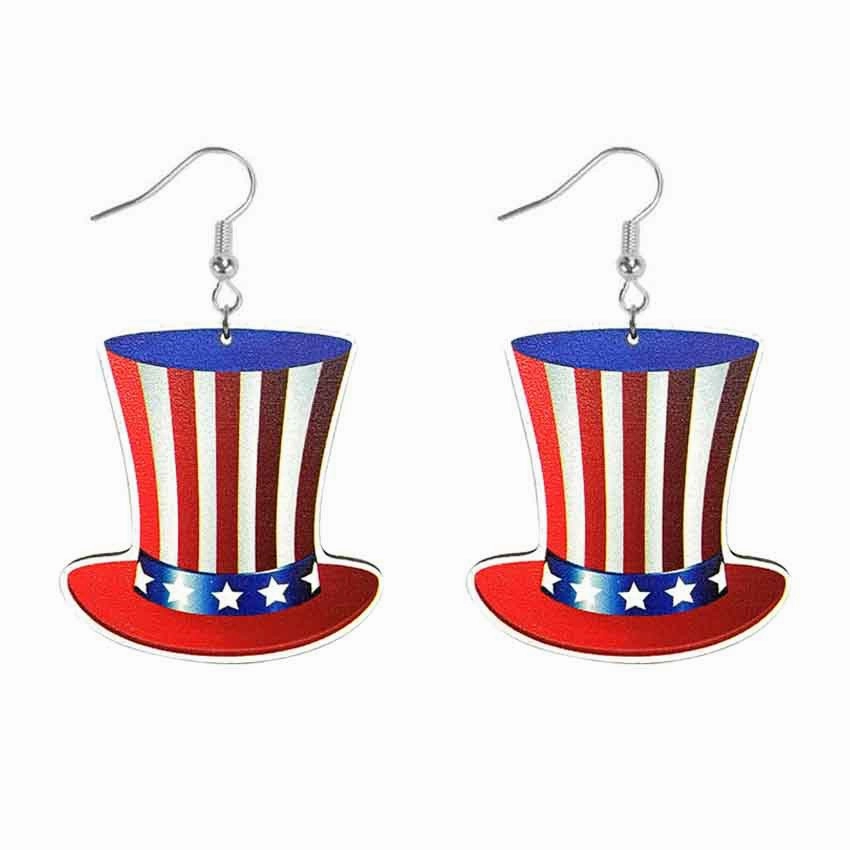 Wholesale Butterfly Eagle Sunflower Boots Lips Single Side Wooden Earrings
