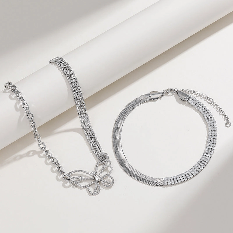 Wholesale Butterfly Necklace Clavicle Chain