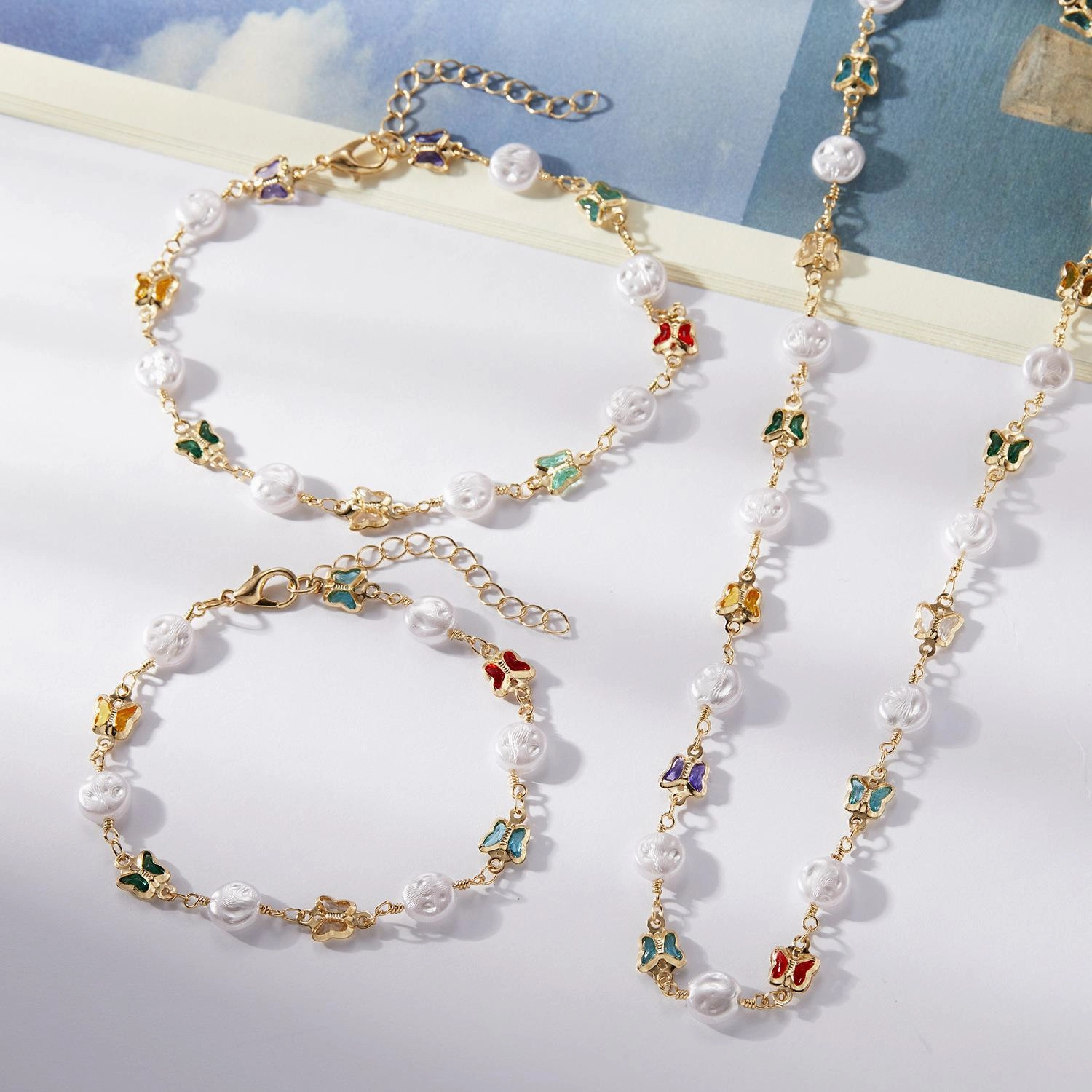 Wholesale Butterfly Pearl Necklace