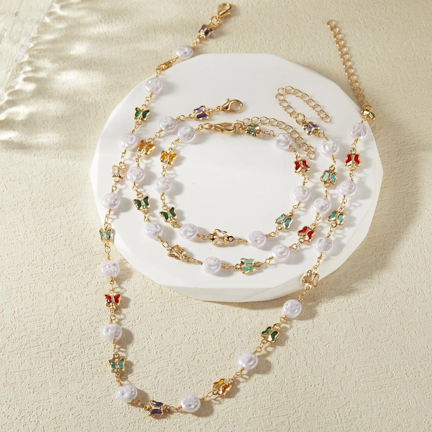Wholesale Butterfly Pearl Necklace