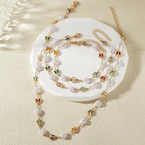 Wholesale Butterfly Pearl Necklace