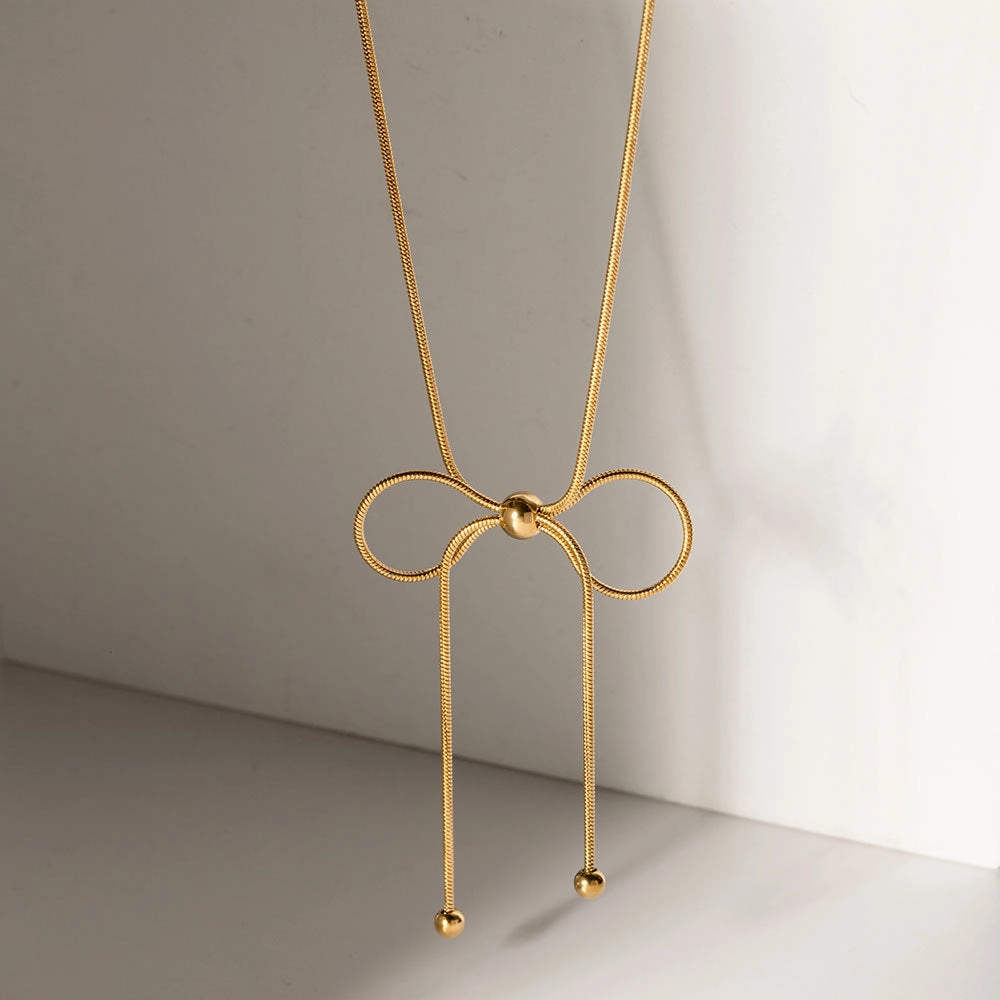 Wholesale Butterfly Shaped Gold Chain Stainless Steel Pendant
