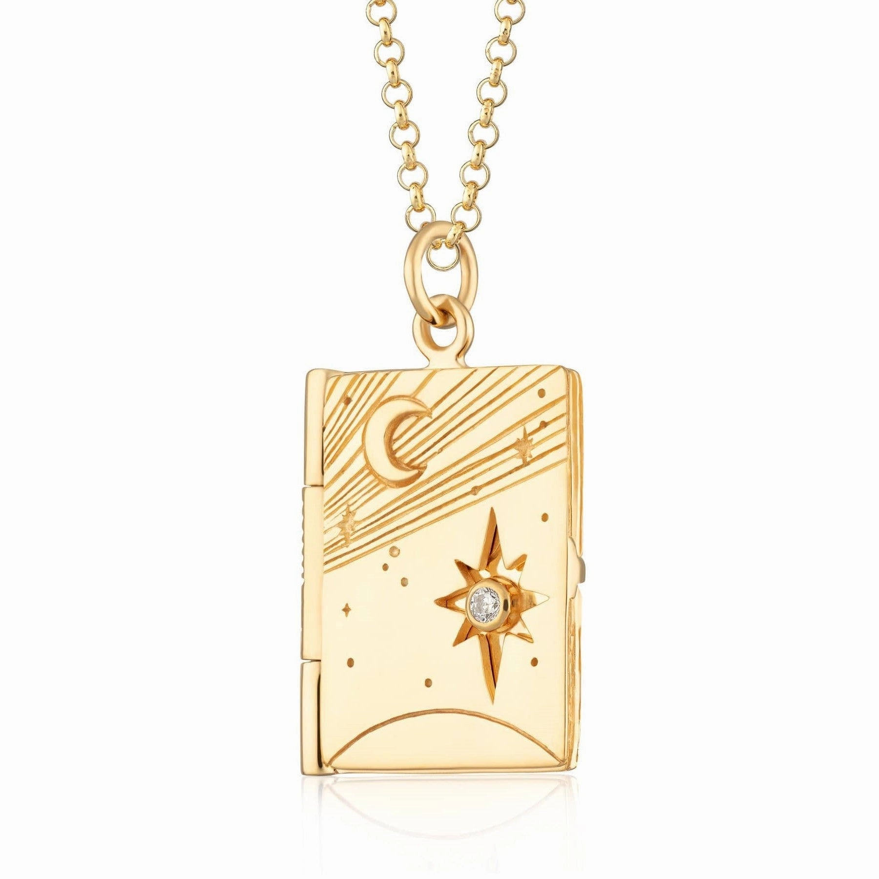 Wholesale Butterfly Shell Photo Album Photo Frame Necklace Retro Retractable Necklace Plated with Real Gold Color