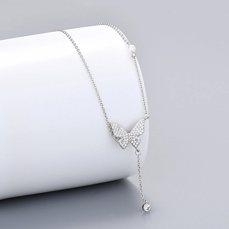 Wholesale Butterfly Tassel Necklace